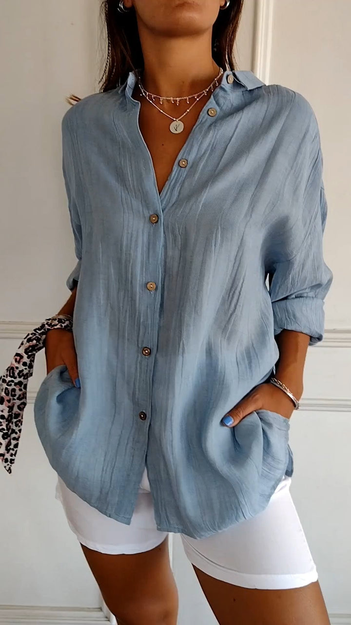 Vinciane | Chemise longue à l&