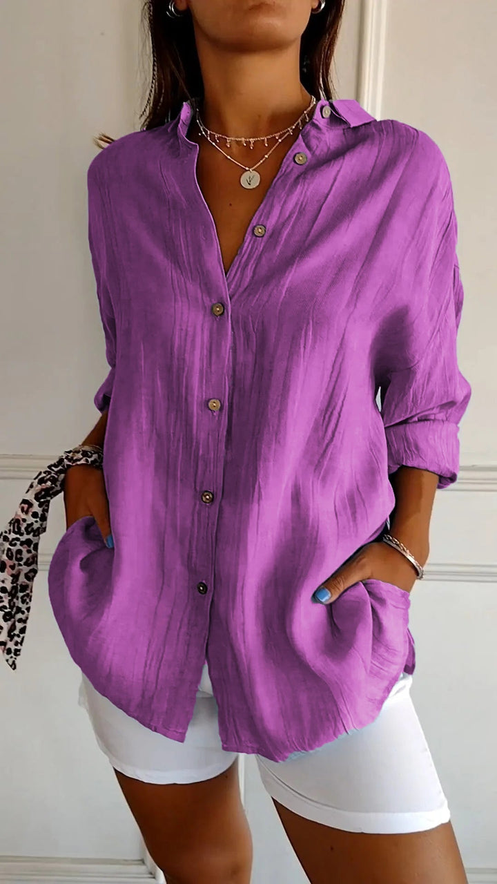 Vinciane | Chemise longue à l&