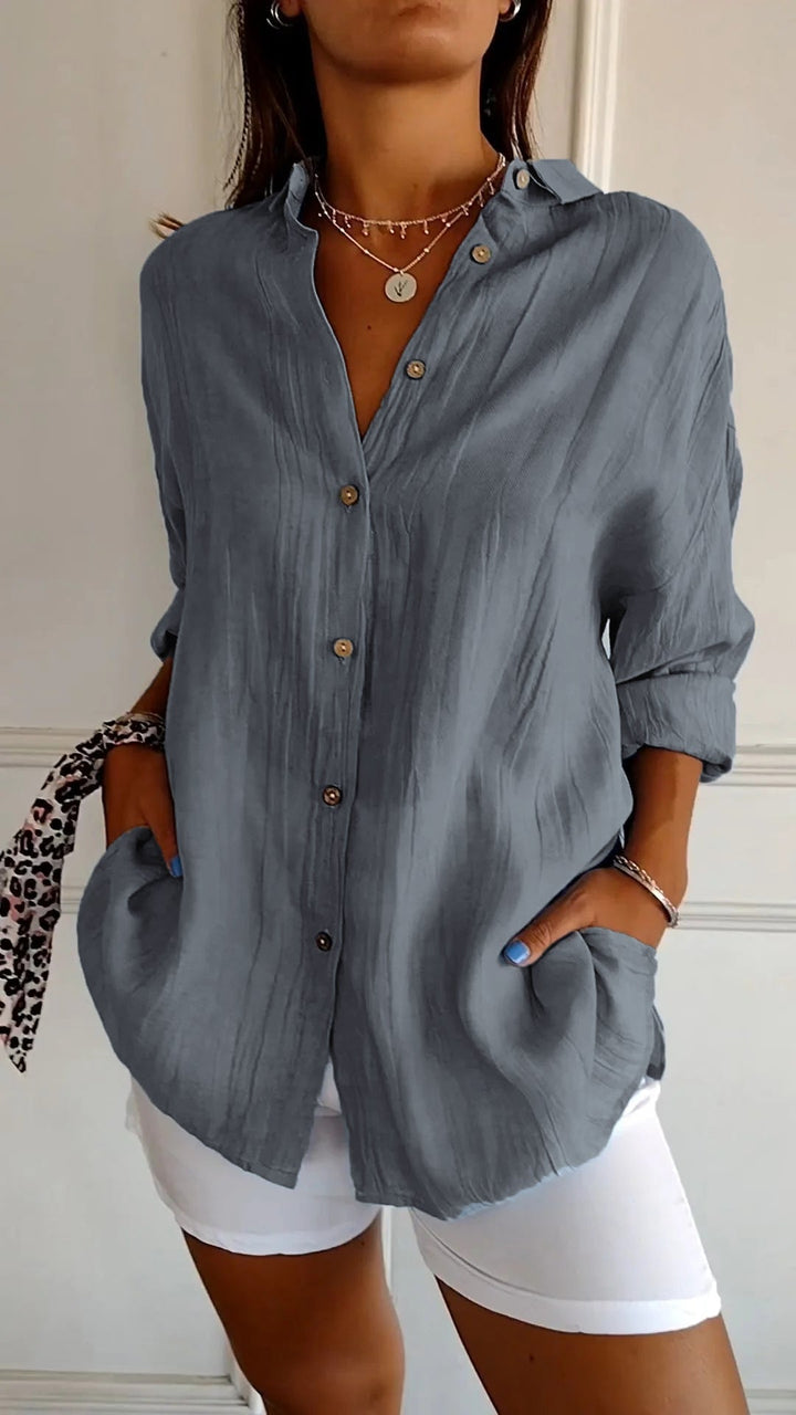 Vinciane | Chemise longue à l&