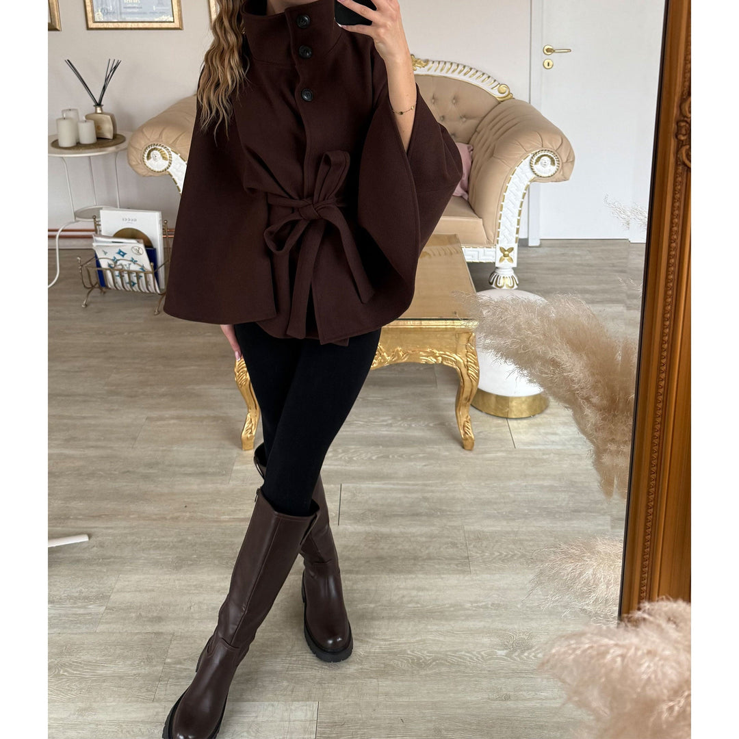 Simone | Bottes hautes marron à semelle épaisse