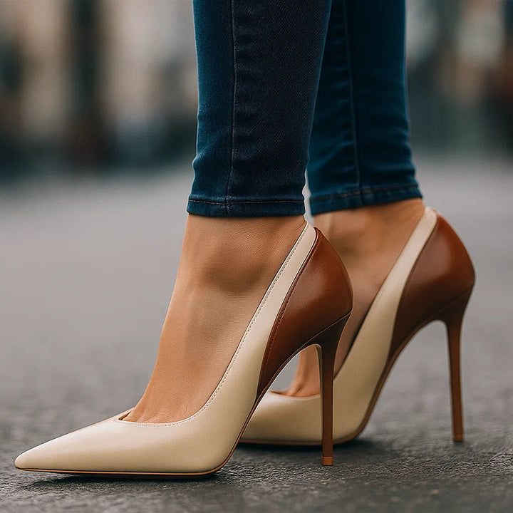 Rosemonde | Escarpins pointus color block