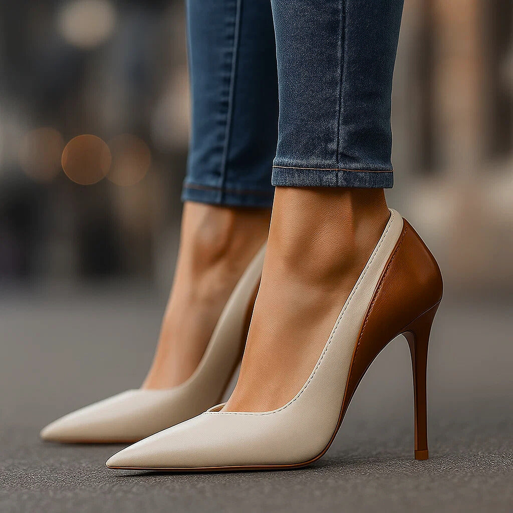 Rosemonde | Escarpins pointus color block