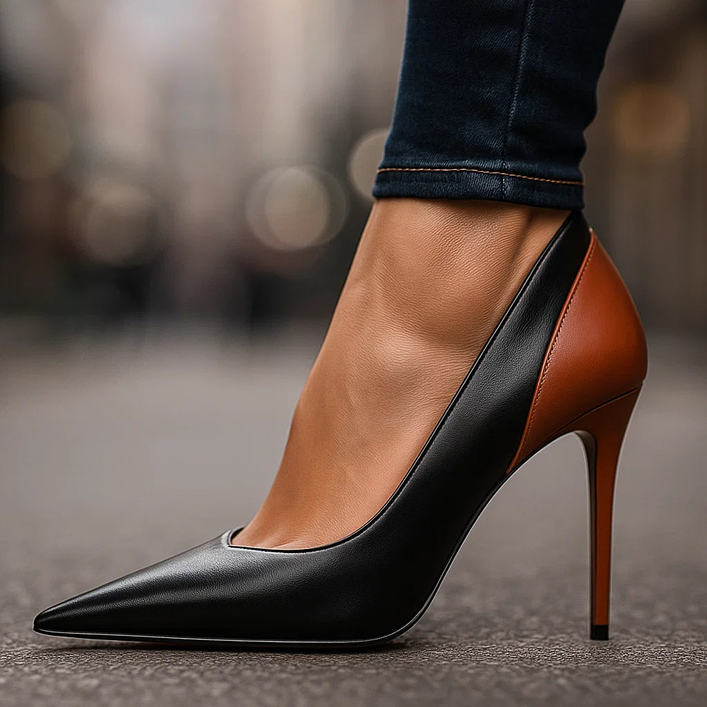 Rosemonde | Escarpins pointus color block