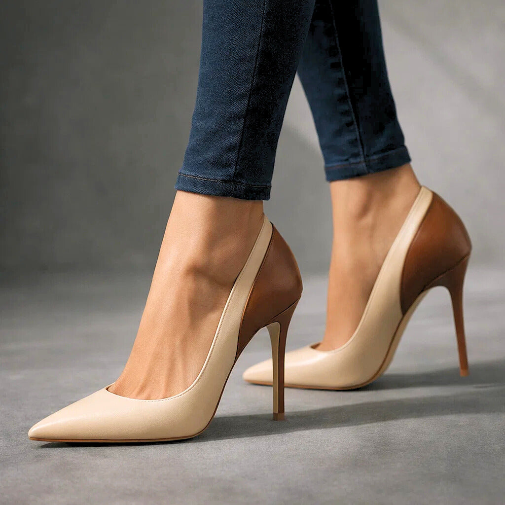 Rosemonde | Escarpins pointus color block