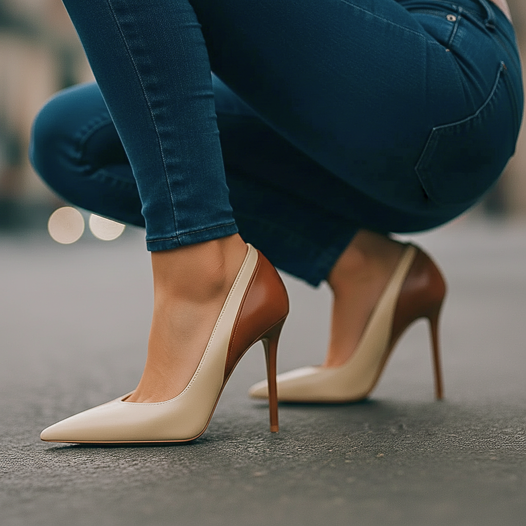 Rosemonde | Escarpins pointus color block