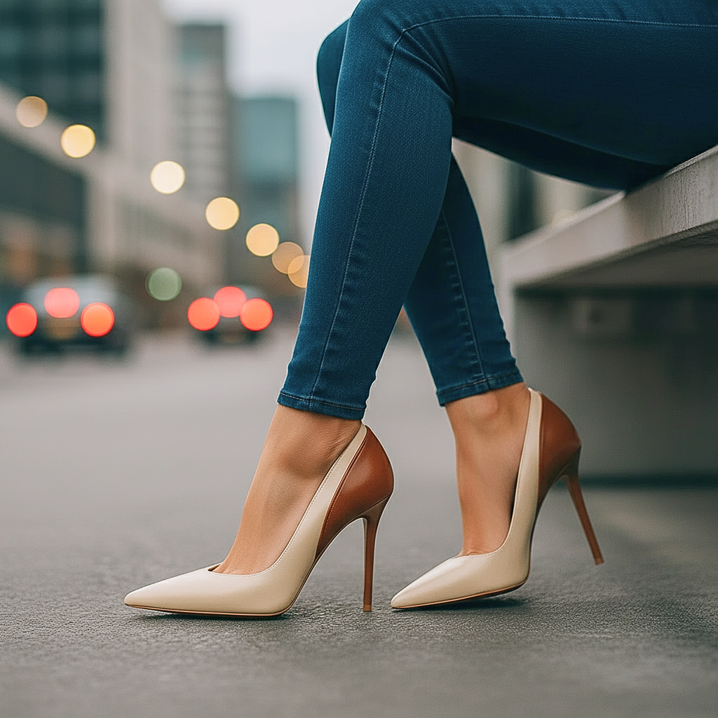 Rosemonde | Escarpins pointus color block