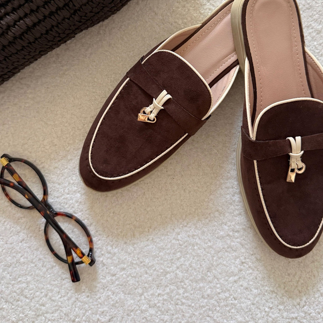 Karine | Mules mocassins marron
