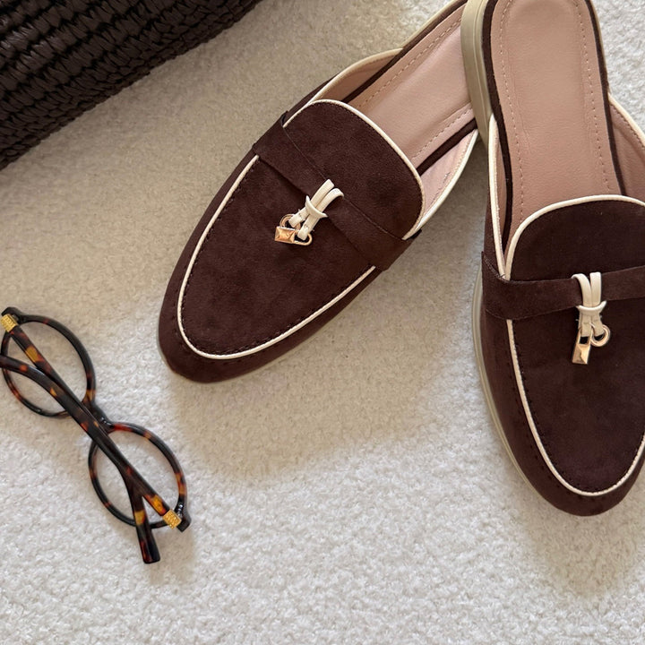 Karine | Mules mocassins marron