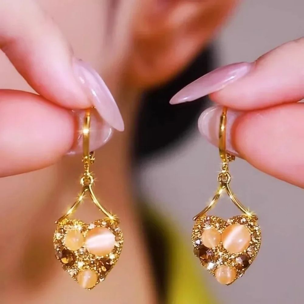 Cœur Doré Rose | Boucles d&