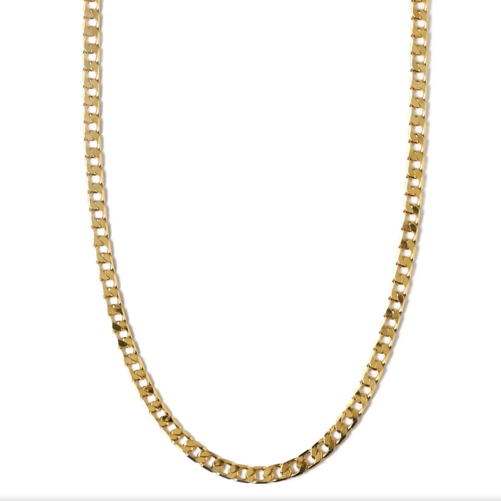 Frédérique | Chaîne gourmette plate – Vue 01