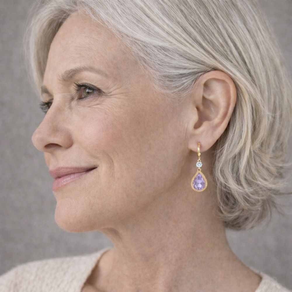 Goutte Violette | Boucles d&
