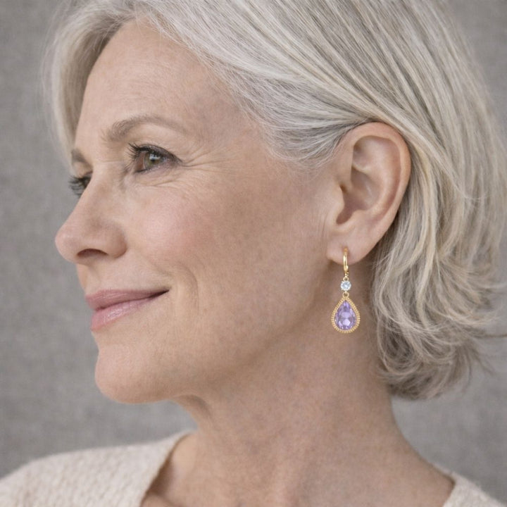 Goutte Violette | Boucles d&