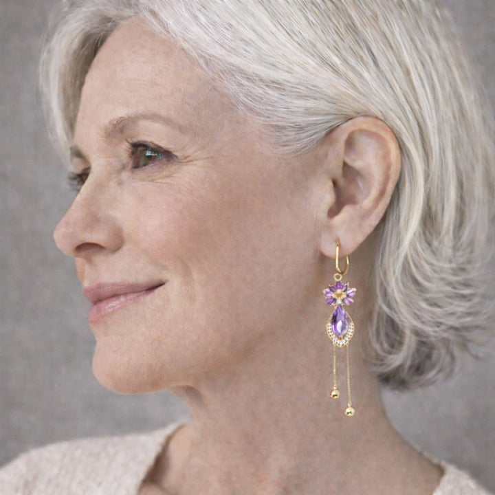 Fleur Violette | Boucles d&