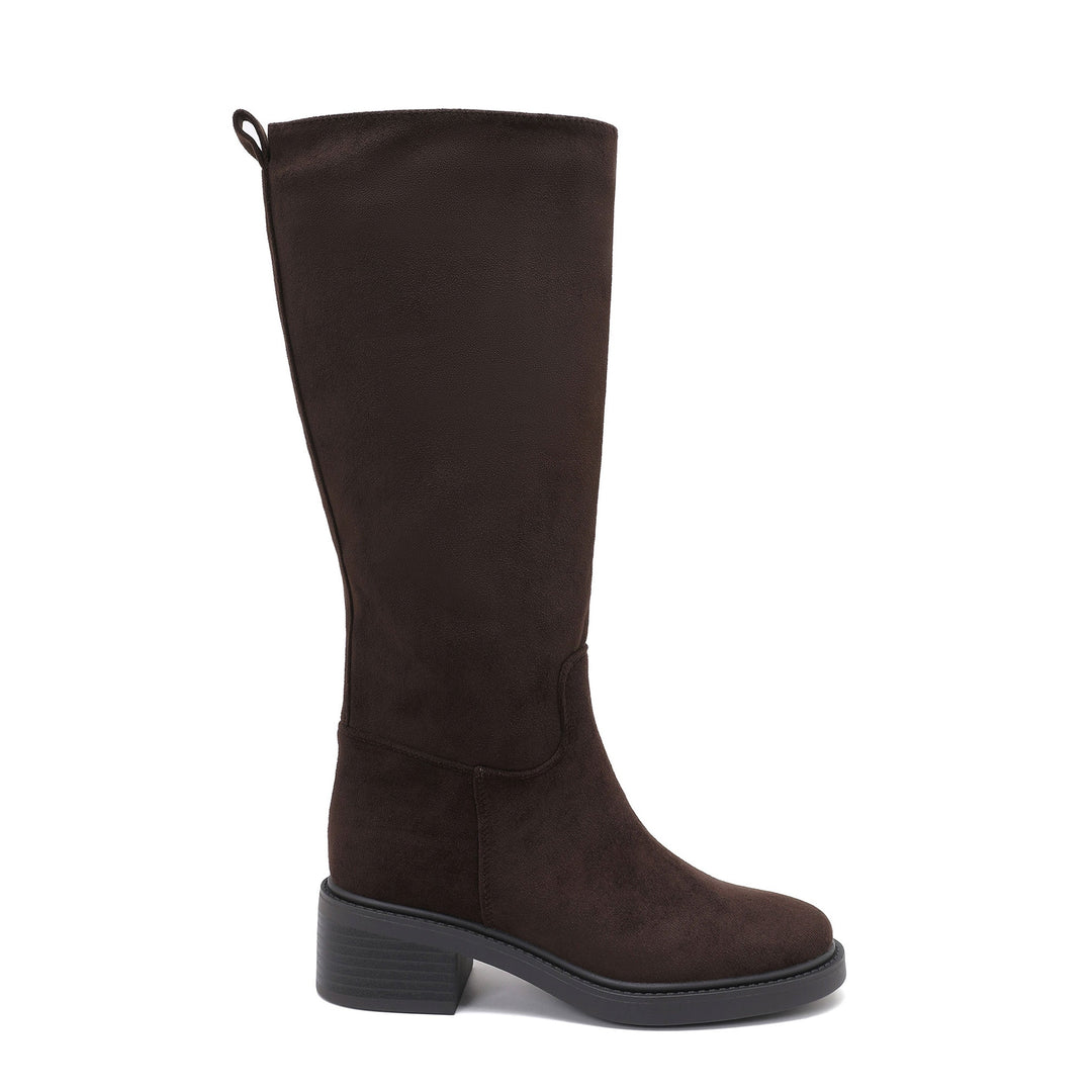 Pénélope | Bottes classiques marron foncé
