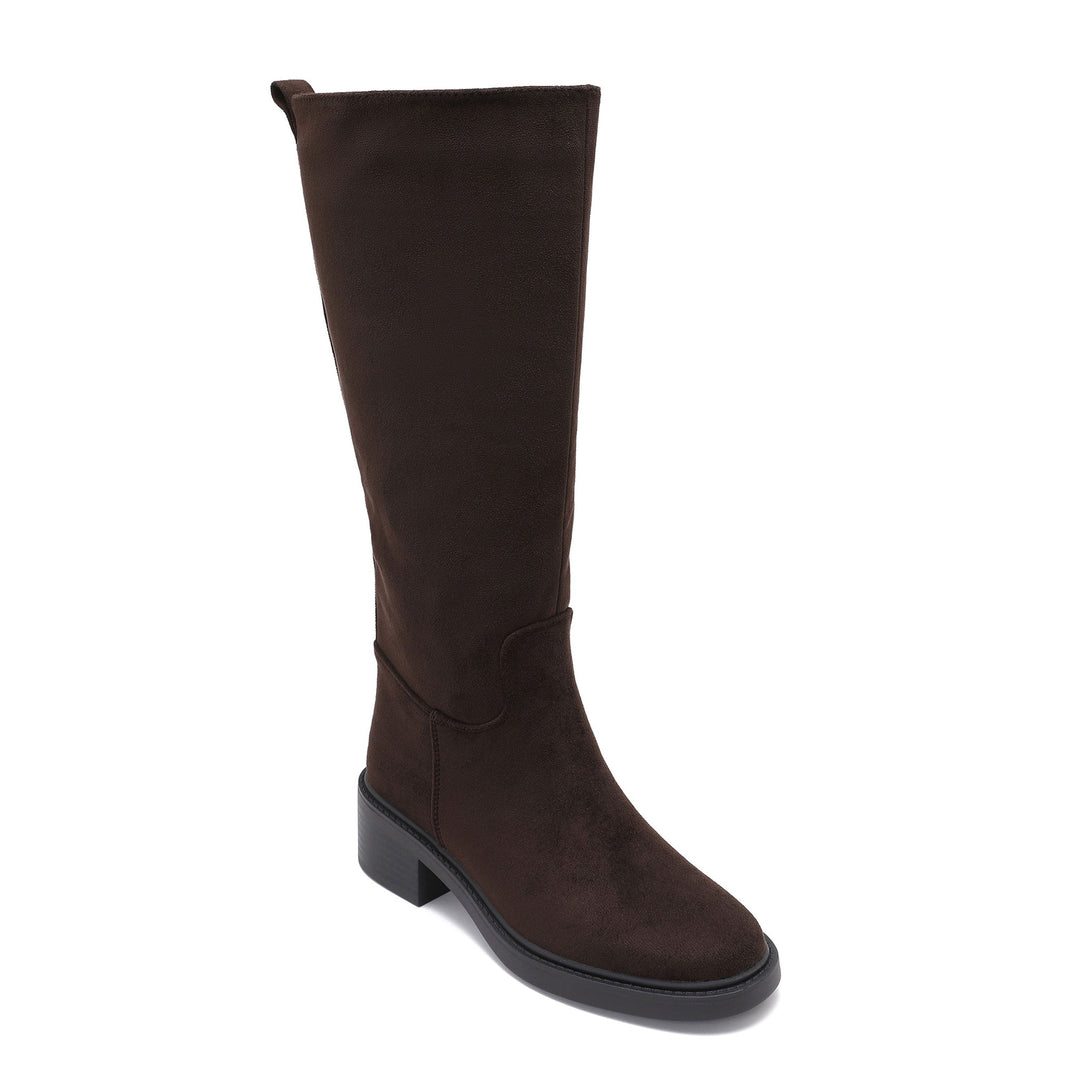 Pénélope | Bottes classiques marron foncé