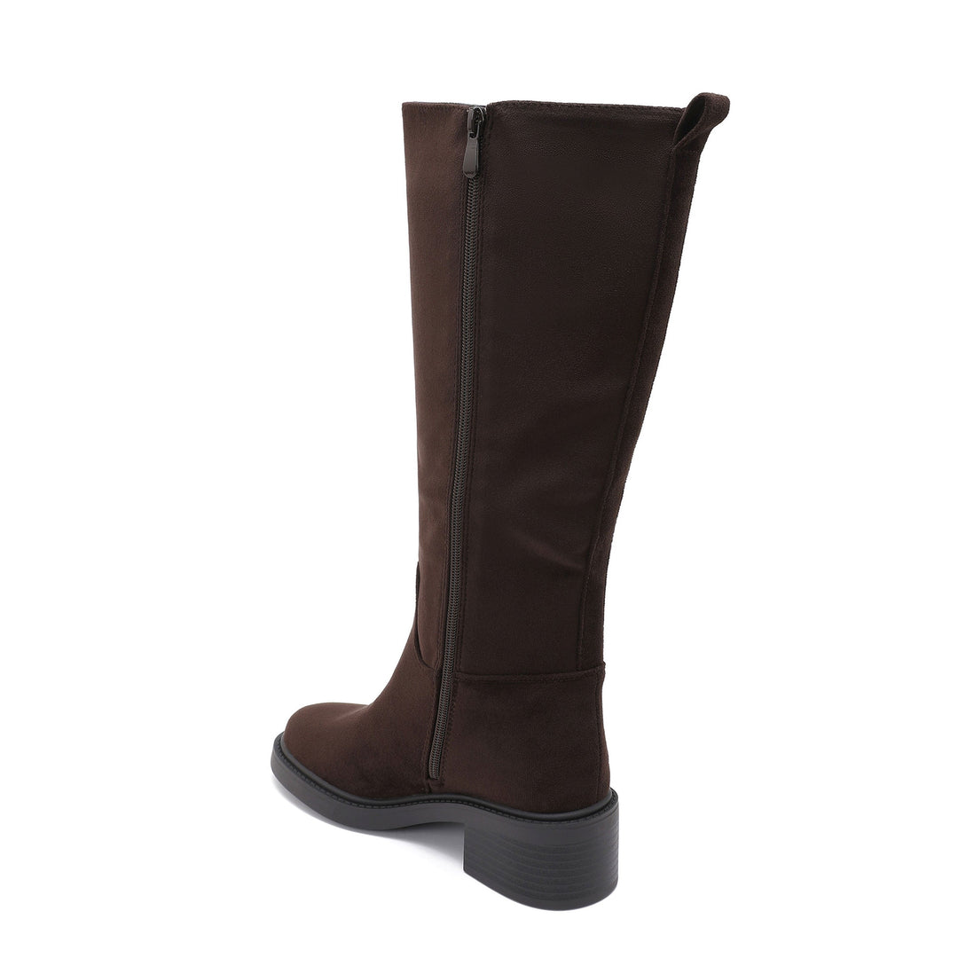 Pénélope | Bottes classiques marron foncé