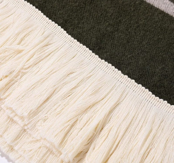 Séverine – détail des franges crème
