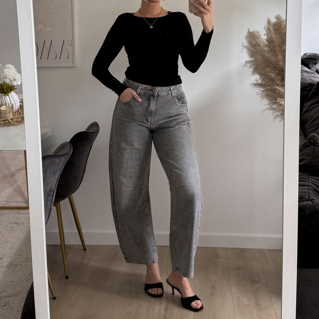 Jacqueline | Mules noires à petit talon