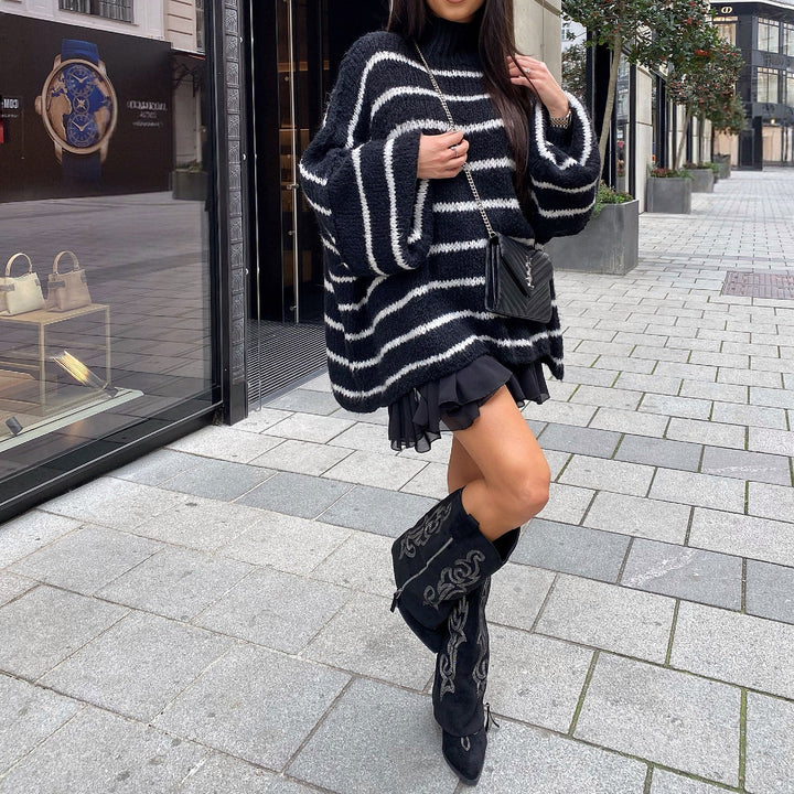 Honorine | Bottes western brodées noires