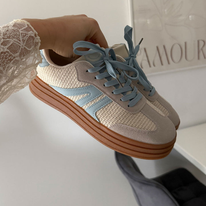 Babette | Baskets bleu clair