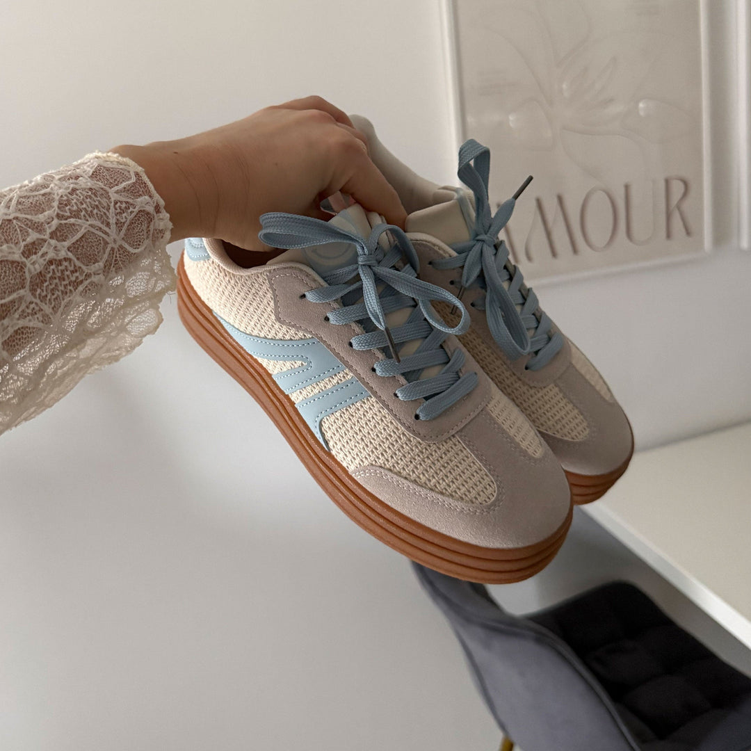 Babette | Baskets bleu clair