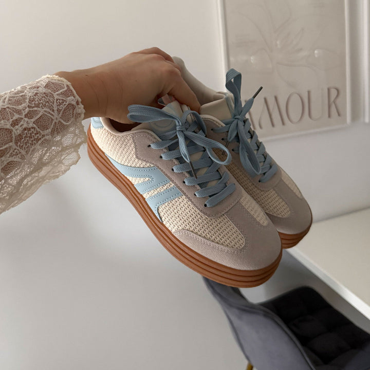 Babette | Baskets bleu clair