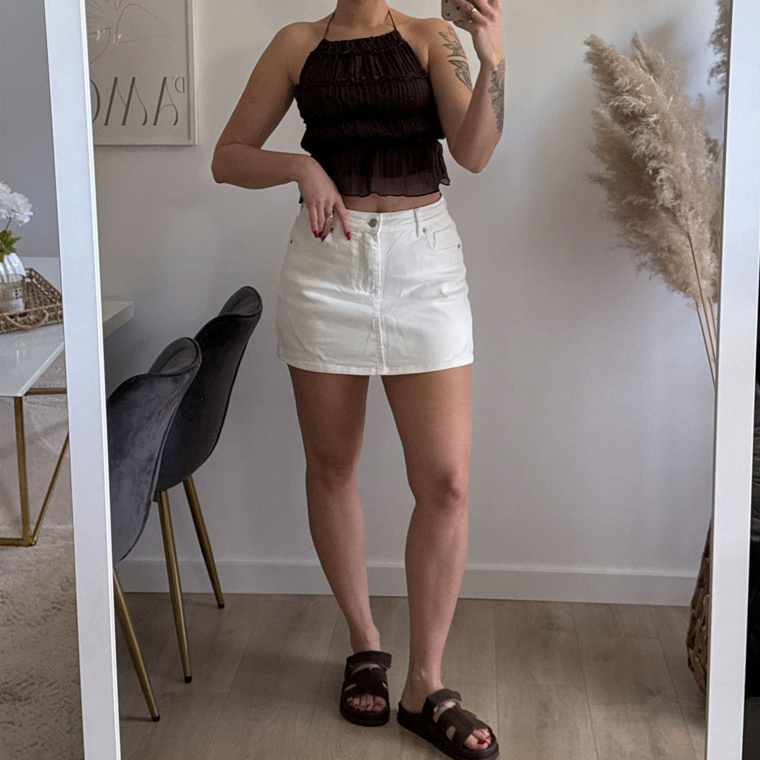 Léa | Mules marron à brides réglables