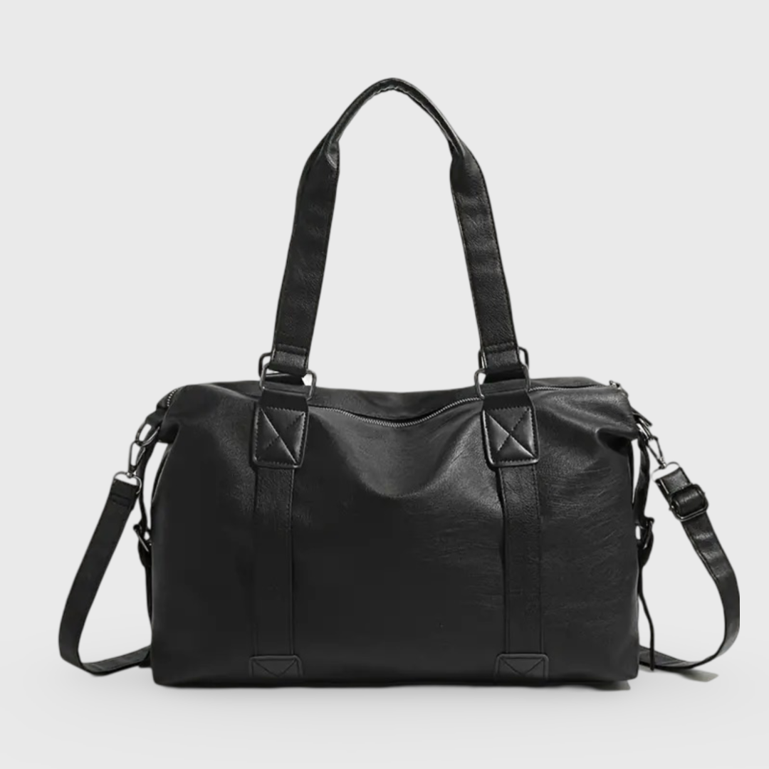 Sac de voyage Week-end noir vu de face
